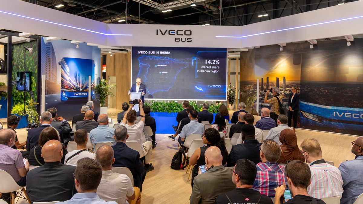 Konferencja prasowa IVECO BUS na targach FIAA 2026 w Madrycie