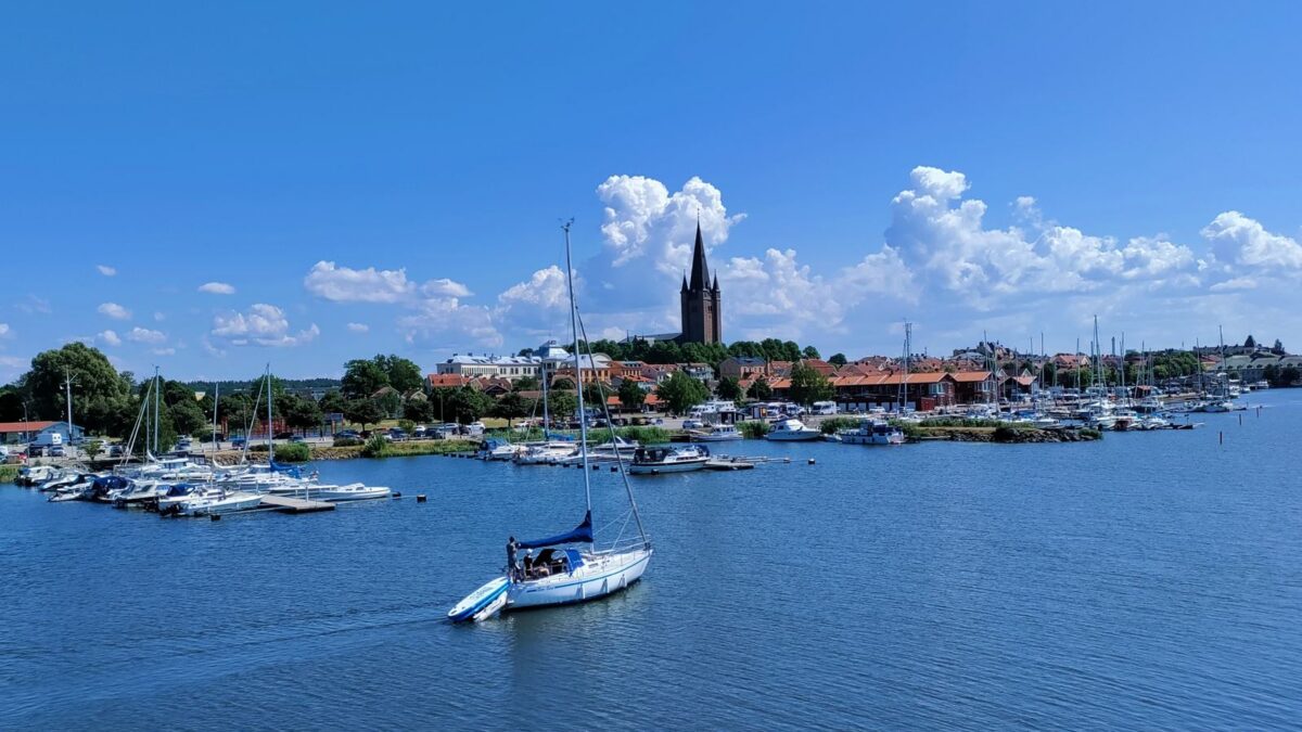 Panorama Mariestad w Szwecji – miasto, w którym powstanie park energetyczny Volvo