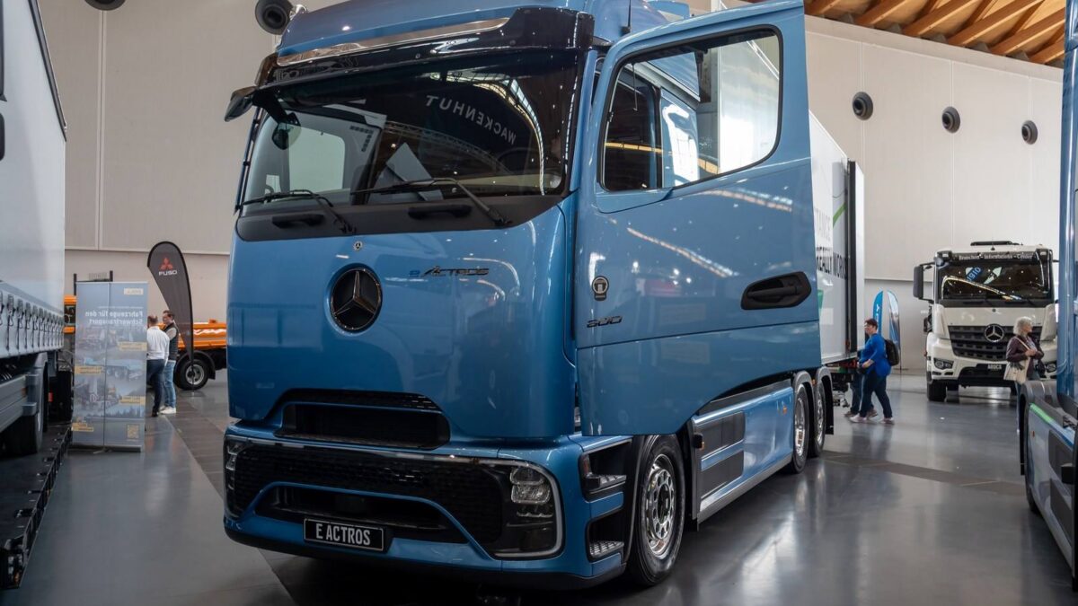 Mercedes-Benz eActros 600 – elektryczna ciężarówka dostarczana Amazonowi w Niemczech