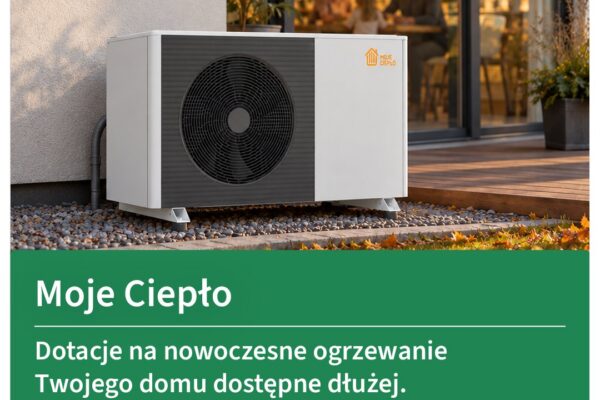 Moje Ciepło: nabór przedłużony do 26 lutego 2027. Do 21 tys. zł na pompę ciepła