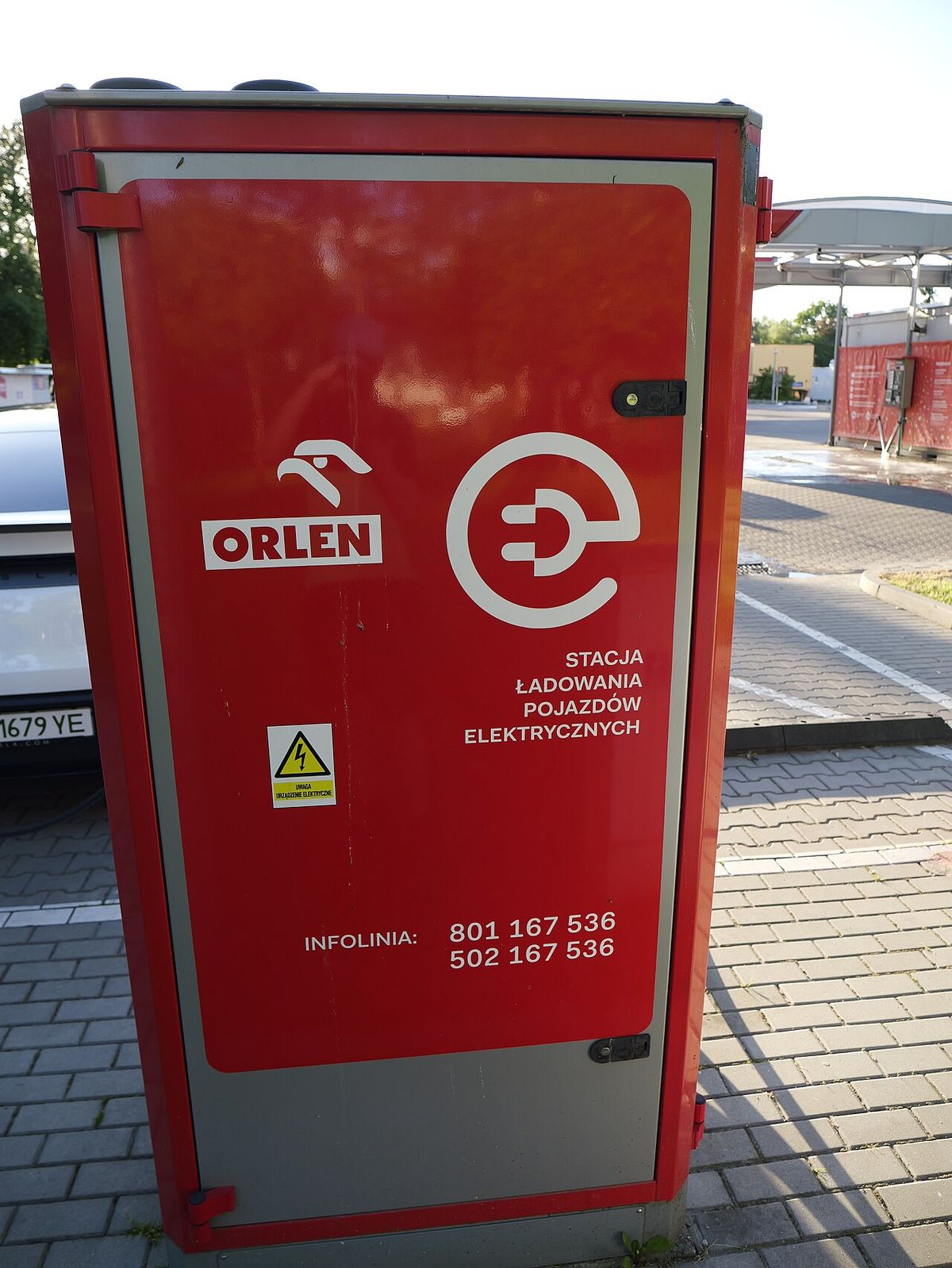 Infrastruktura ładowania Orlen Charge na zdjęciu ilustracyjnym