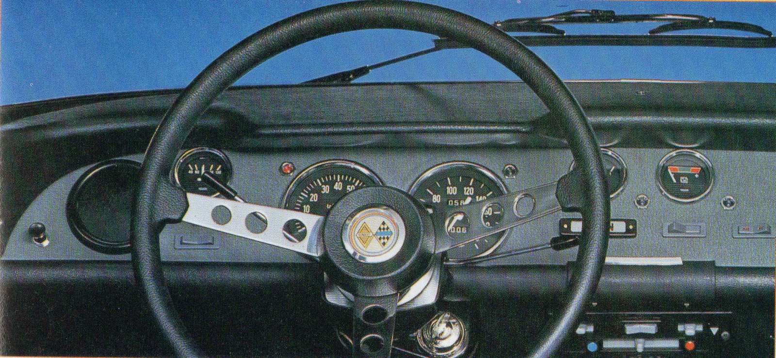 Klasyczny Renault 8 Gordini z 1969 roku w niebieskim lakierze