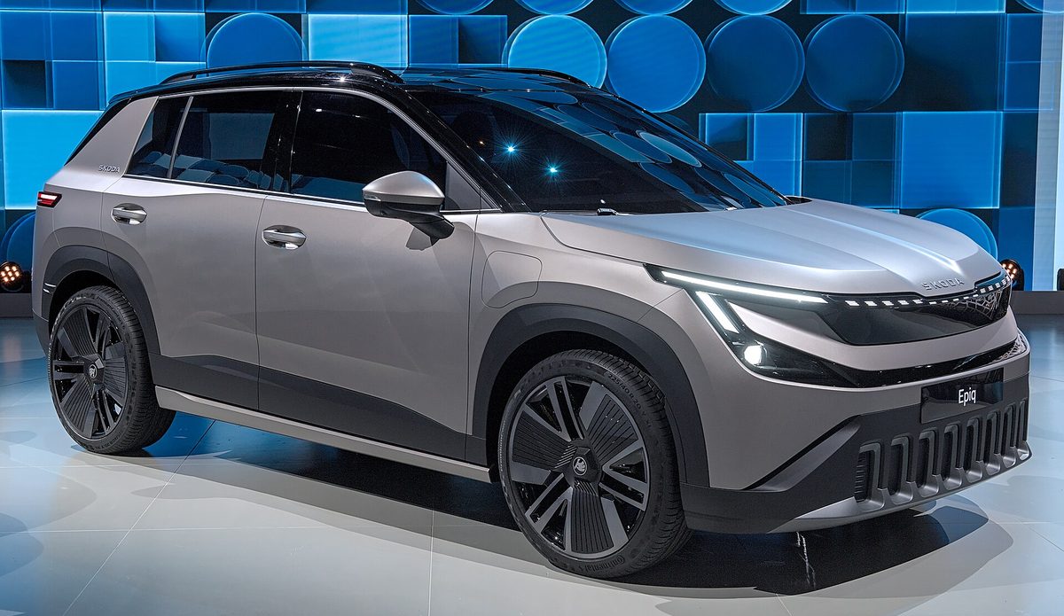 Škoda Epiq Showcar prezentowany na targach IAA 2025