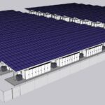 Magazyn energii Tesli – kontenery Megapack z zadaszeniem z paneli fotowoltaicznych