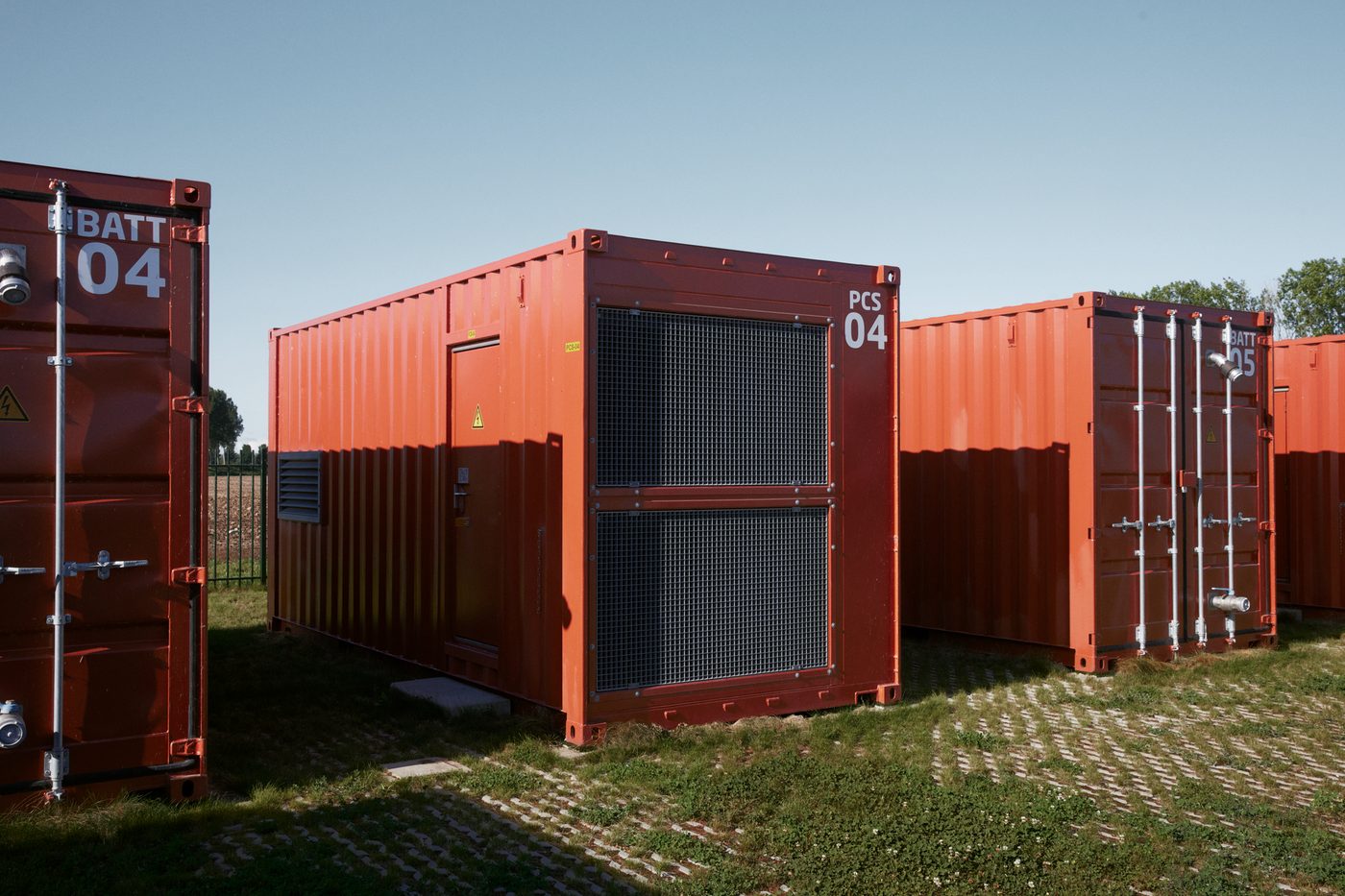 Kontenerowe magazyny bateryjne na stanowiskach BATT i PCS, materiał prasowy Vattenfall
