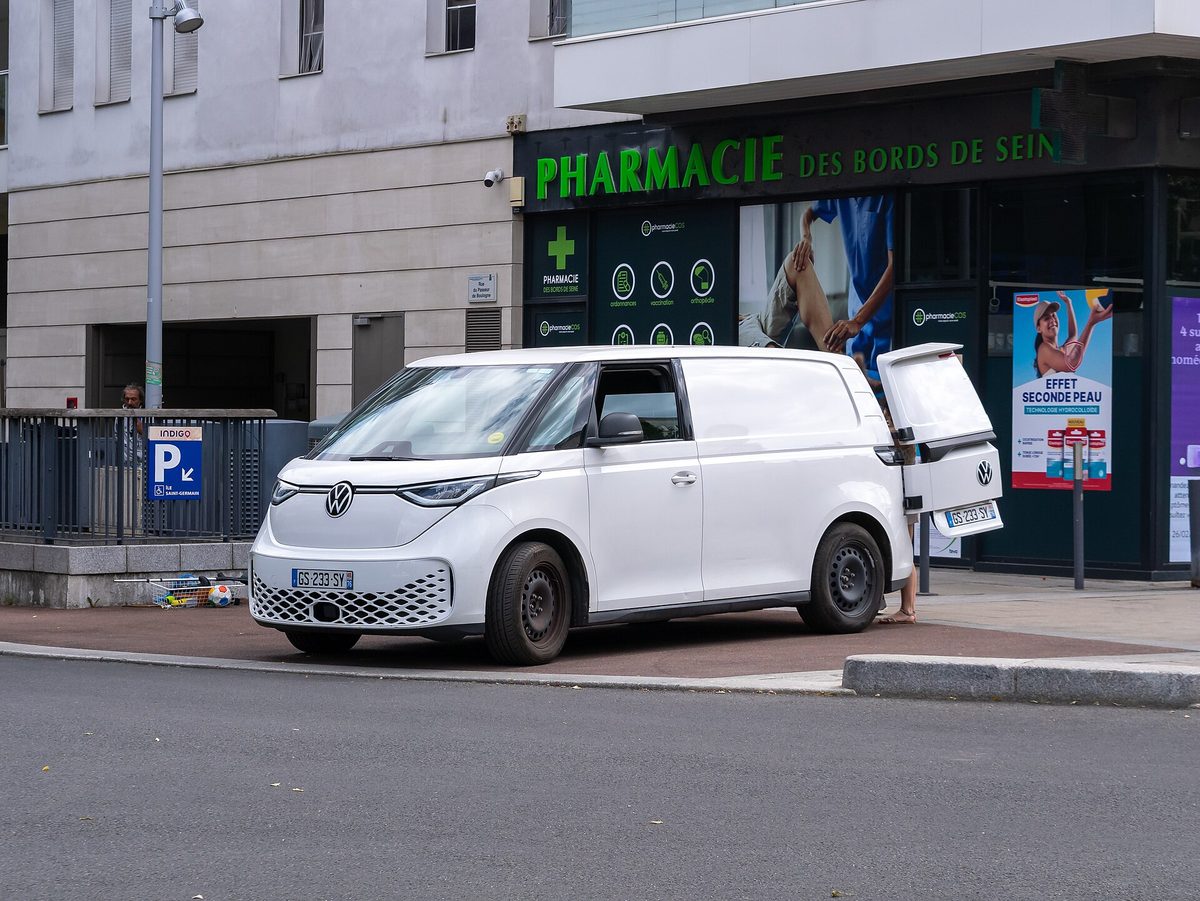 Volkswagen ID. Buzz Cargo używany do dostaw miejskich