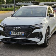 Audi Q4 Sportback e-tron quattro 220 kW (2021) – widok z przodu