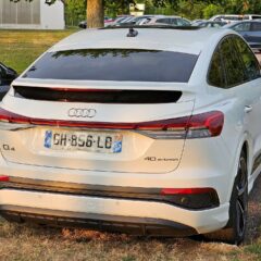 Audi Q4 Sportback e-tron quattro 220 kW (2021) – widok z tyłu