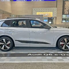 Audi Q6 e-tron quattro 315 kW (2024) – widok z boku