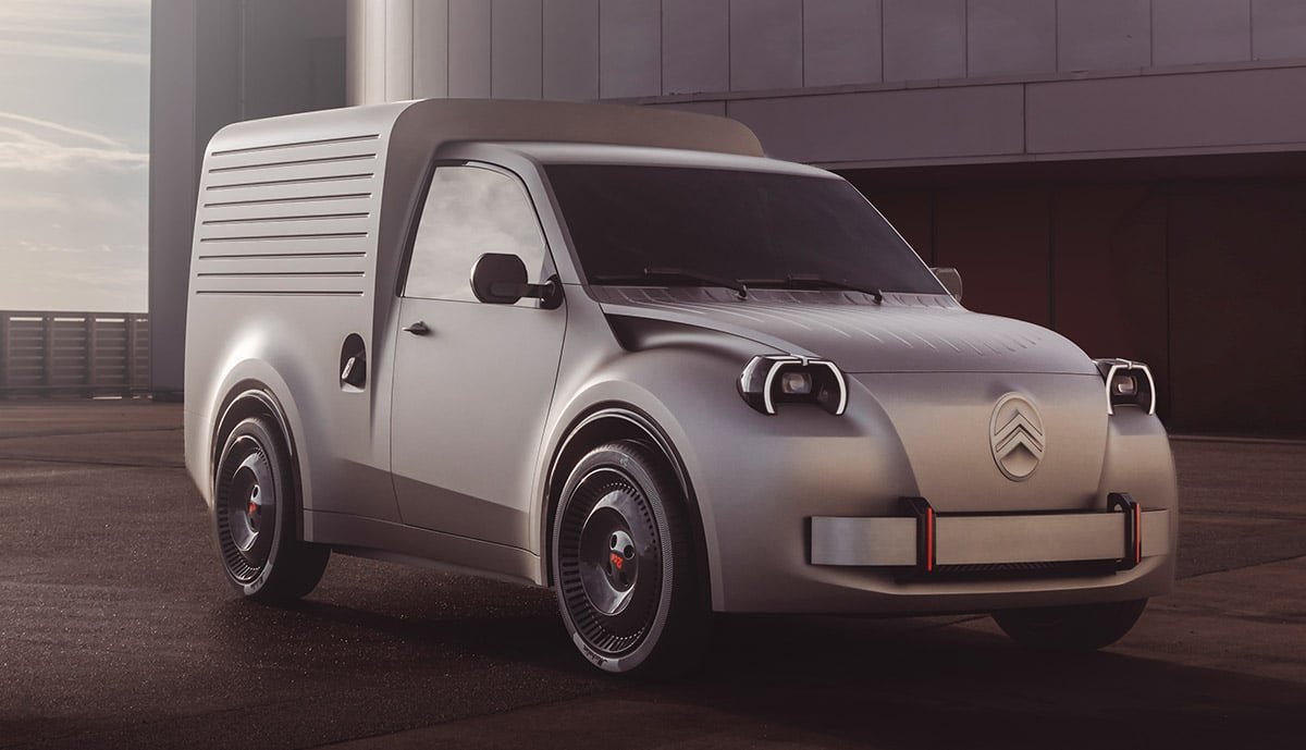 Koncept Citroën 2 CV Fourgonnette — elektryczny odpowiednik kastenalnej wersji Ente