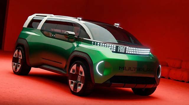 Fiat Multiplay po przekształceniu w pickupa z otwartą skrzynią ładunkową