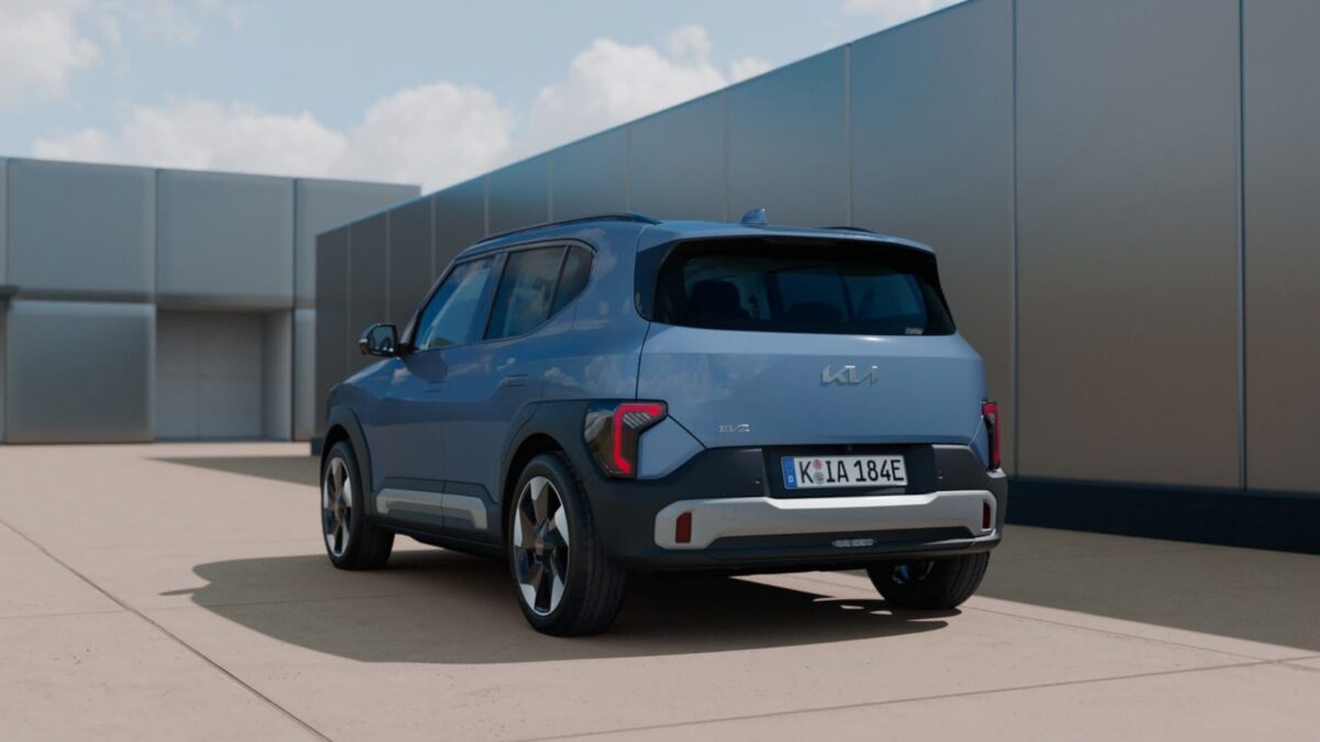 Kia EV2 Light 42,2 kWh (2026) – widok z tyłu