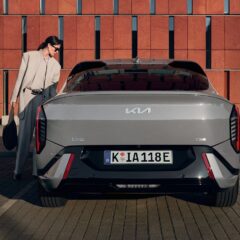 Kia EV4 Fastback GT (2025) – widok z tyłu