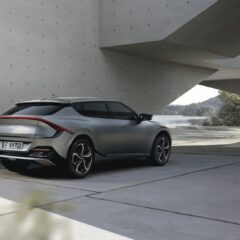 Kia EV6 Earth AWD (2021) – widok z tyłu
