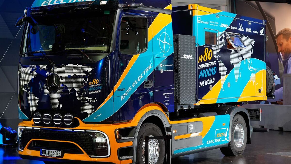 Elektryczna ciężarówka Mercedes-Benz eActros 600 na targach IAA Transportation 2026