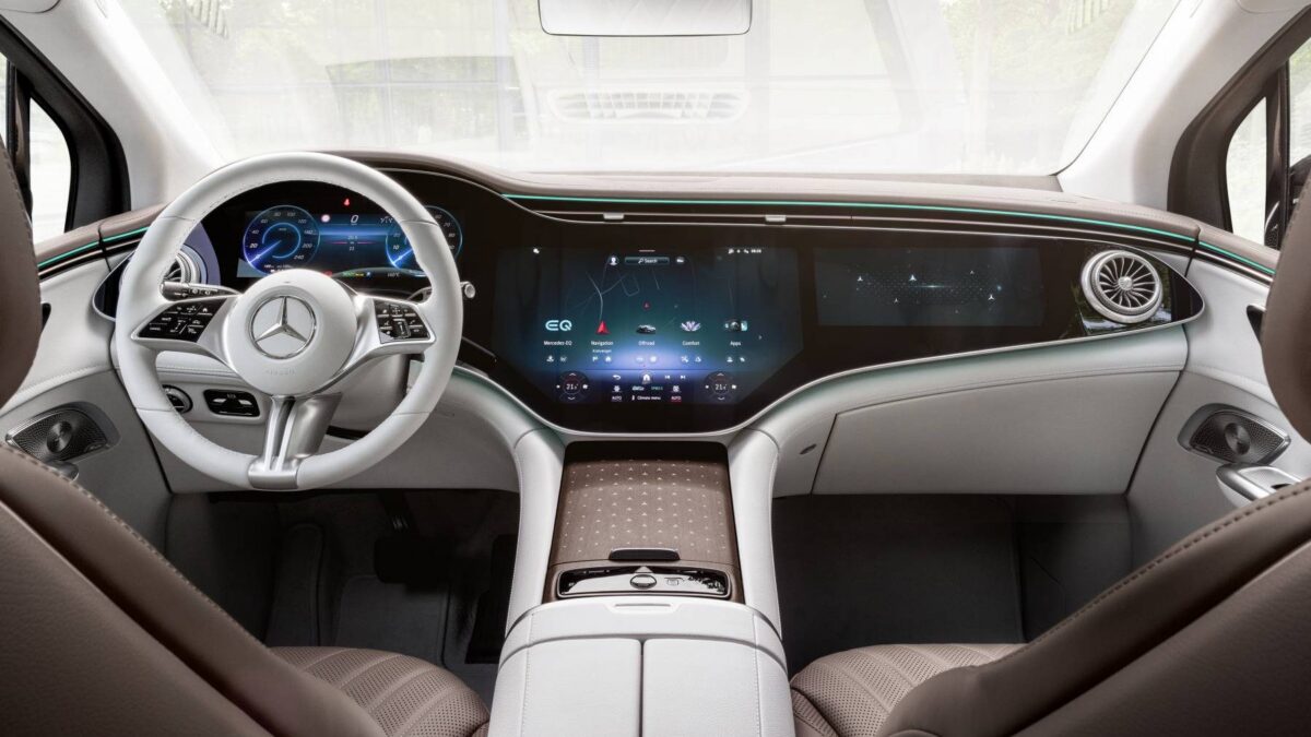 Mercedes-Benz EQE SUV EQE 300 (2022) – wnętrze