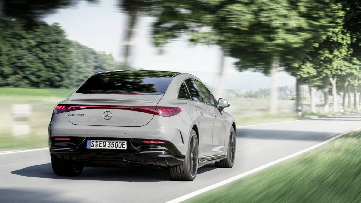 Mercedes-Benz EQE EQE 300 (2022) – widok z tyłu