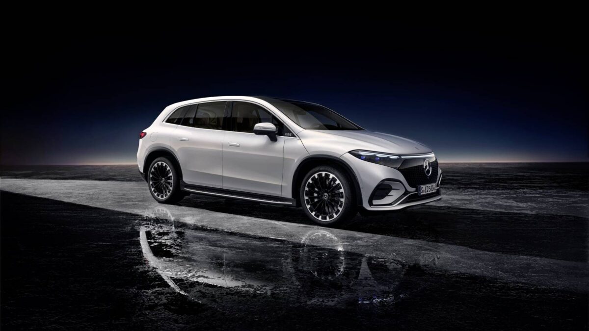 Mercedes-Benz EQS SUV – widok z boku