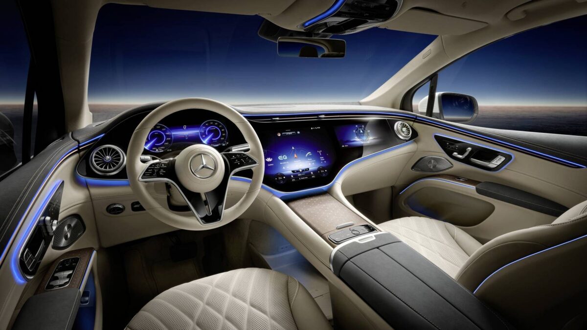 Mercedes-Benz EQS SUV EQS 450+ (2022) – wnętrze