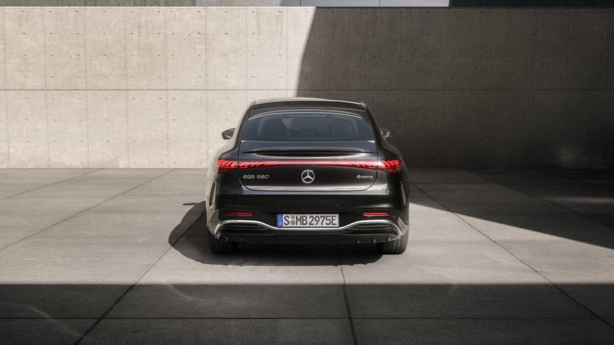 Mercedes-Benz EQS EQS 450+ (2021) – widok z tyłu
