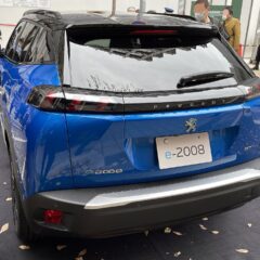 Peugeot e-2008 156 KM 51 kWh (2019) – widok z tyłu