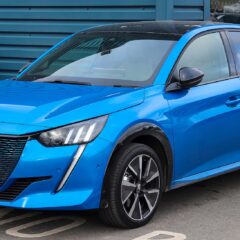 Peugeot e-208 136 KM 46 kWh (2019) – widok z przodu