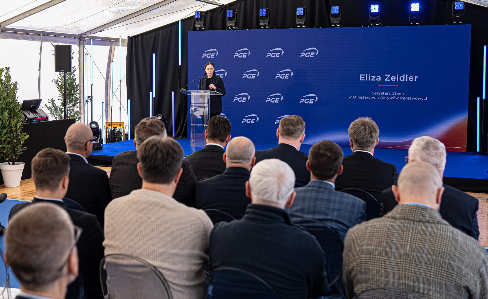 Przemówienie podczas uroczystości rozpoczęcia budowy magazynu energii Gryfino