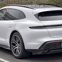 Porsche Taycan Sport Turismo Taycan 4S Sport Turismo (2021) – widok z tyłu