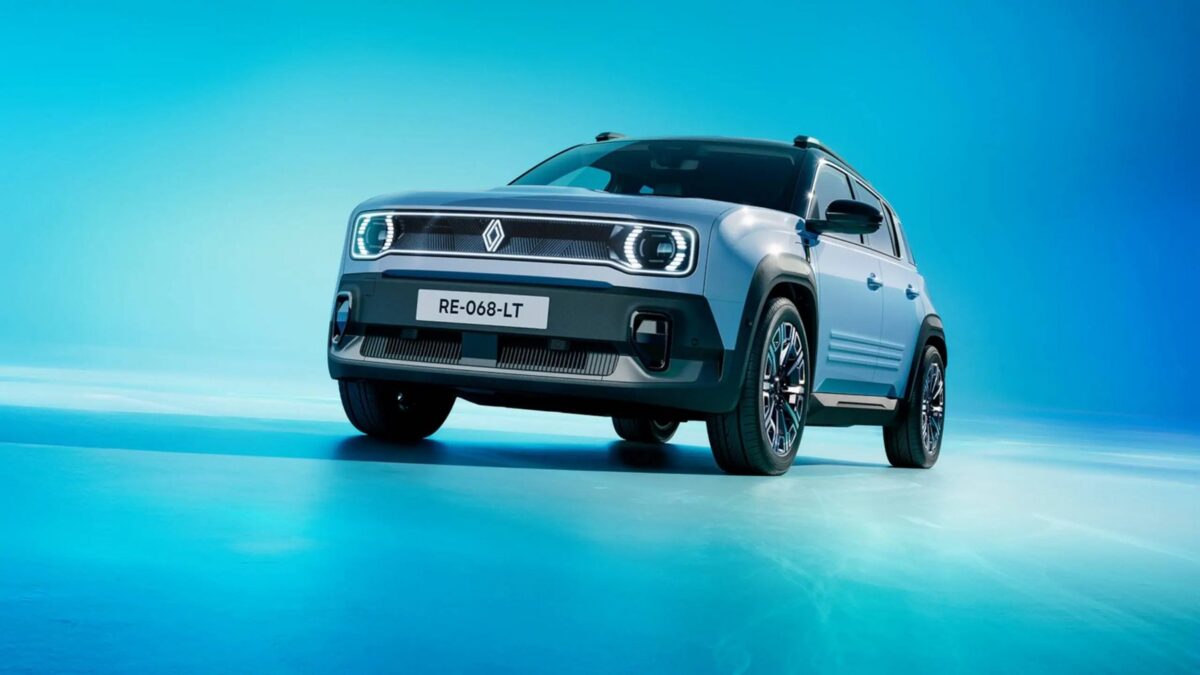Renault 4 E-Tech 120 KM 40 kWh (2025) – widok z przodu