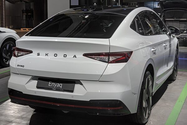 Škoda Enyaq Coupé (2022) – widok z tyłu