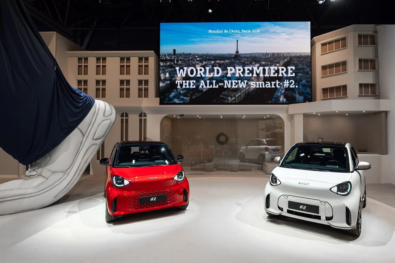 Nowy smart #2 w wersji Premium podczas światowej premiery na salonie samochodowym w Paryżu