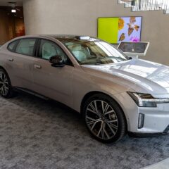 Volvo ES90 Single Motor Extended Range Core (2025) – widok z boku